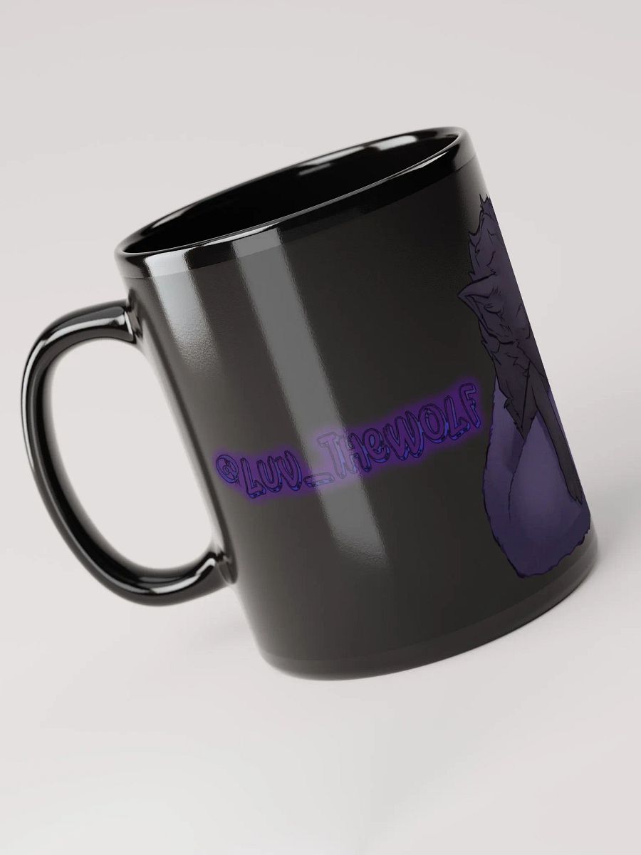 "The Slumbering Wolf" Black Mug product image (3)