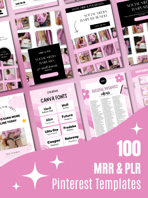 MRR/PLR Instagram Templates for Digitals product image (11)