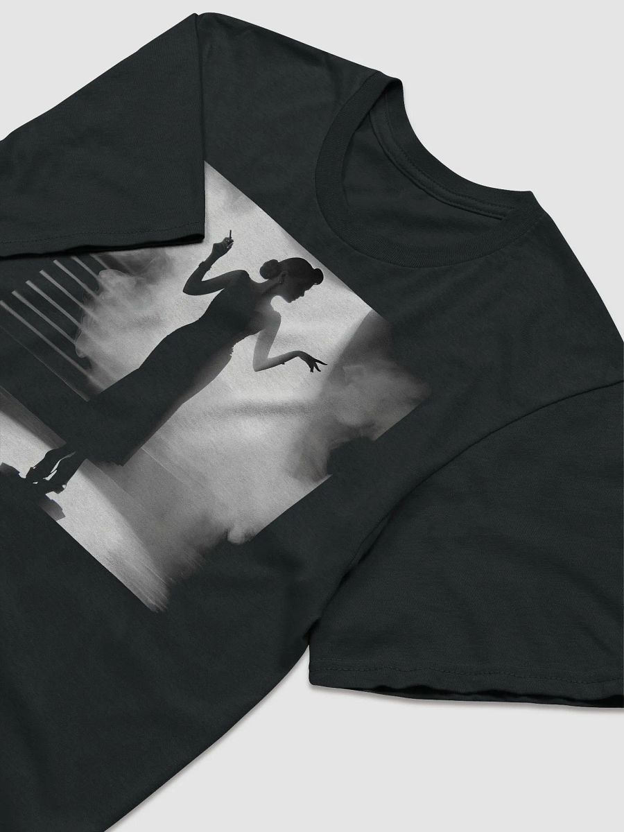 Elegance in Shadow: The Noir Chanteuse (Front Print Womens Tee) product image (2)