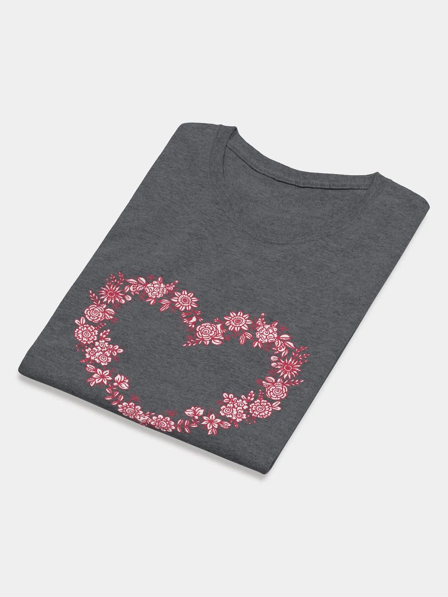 Red Floral Heart Women's T-Shirt product image (12)