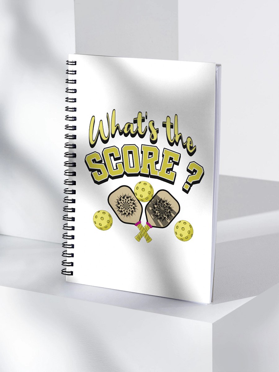 Whats The Score Pickleball Spiral Notebook product image (1)