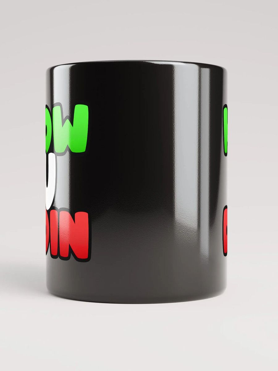 How U Doin Black Glossy Mug product image (10)