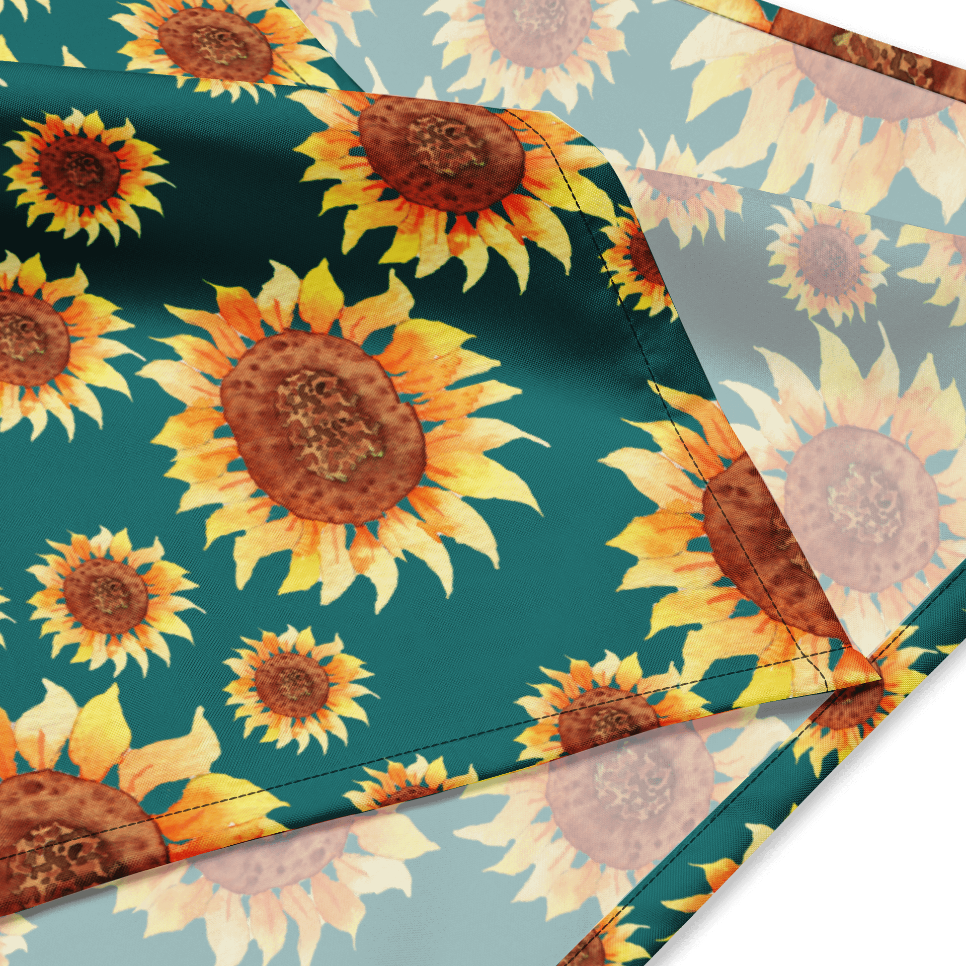 Blue Sunflower Bandana product image (3)