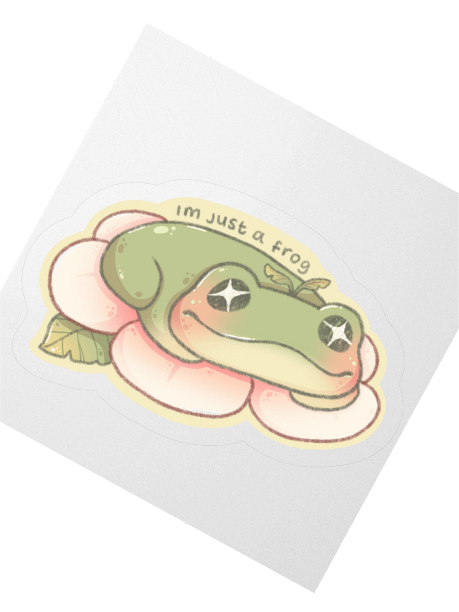 im just a frog sticker product image (6)