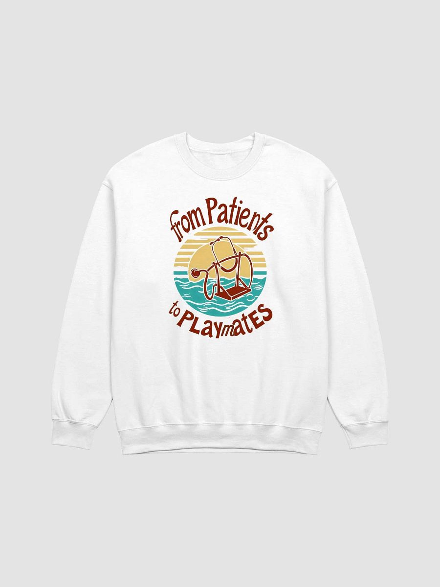 medical moms, dads, Stethoscope Swing Kids Crewneck sweatshirt product image (2)