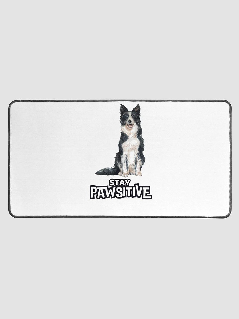 Stay Pawsitive Desk Mat