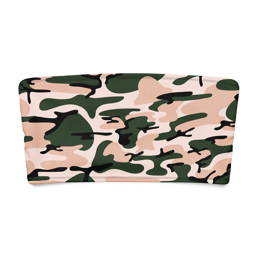 Eco-Chic Camo Bandeau Bikini Top product image (8)