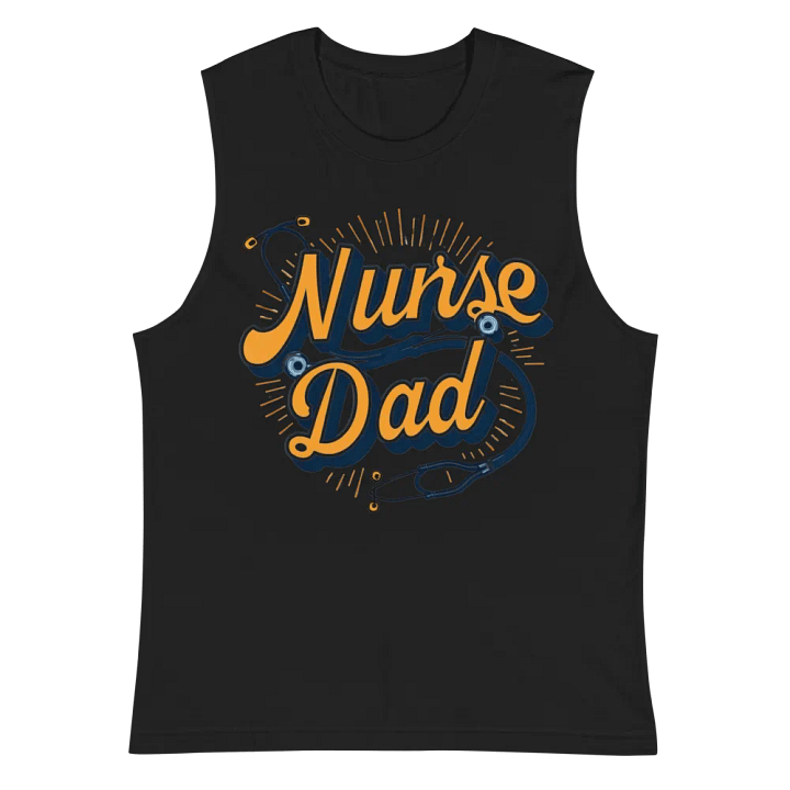 Stethoscope Dad nurse Muscle Tank product image (3)