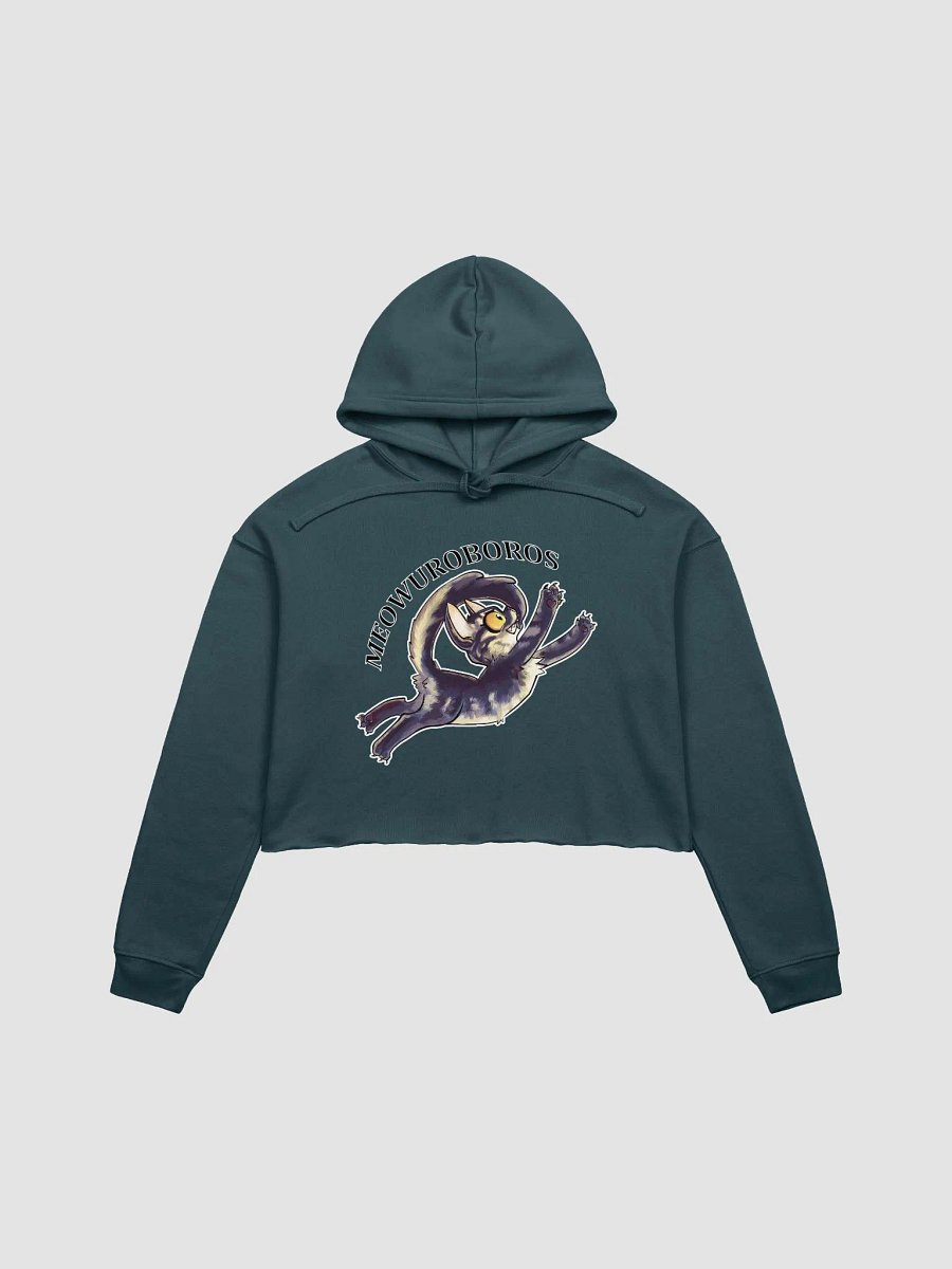 Meowuroboros - Fleece Crop Hoodie product image (1)