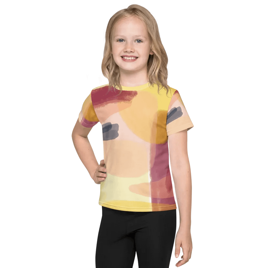 All-Over Print Kids Crew Neck T-Shirt product image (1)