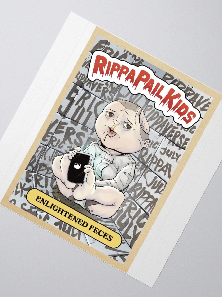 RippaPail Kids Enlightened Feces Sticker product image (2)