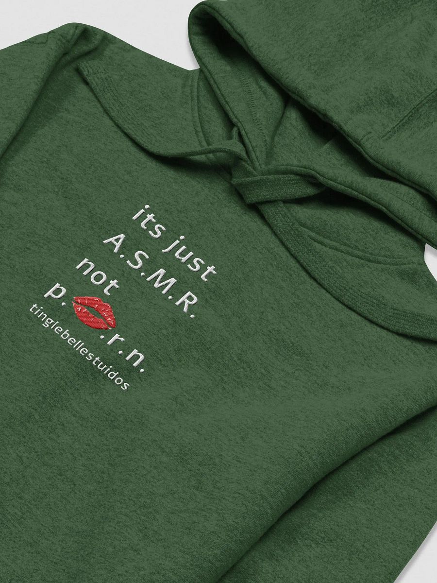 ASMR not p*rn hoodie - white lettering product image (3)