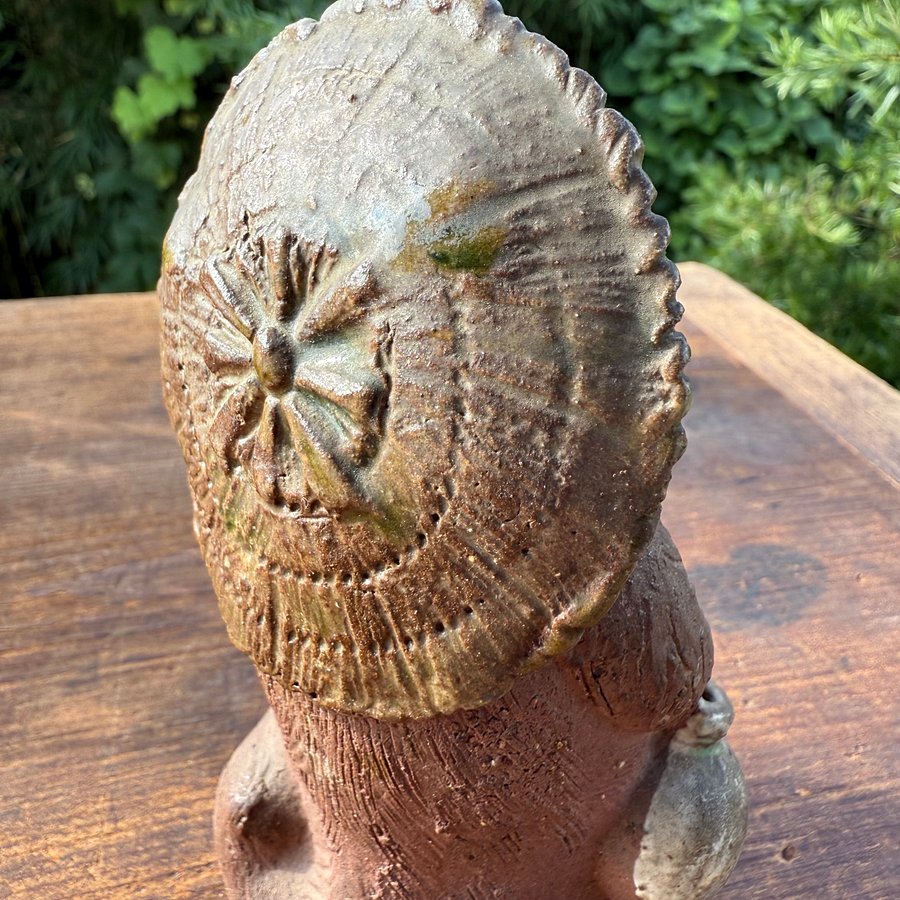 🎎 Vintage Japanese Tanuki Statue with Sake Flask & Ledger – Japan Antique Roadshow product image (9)