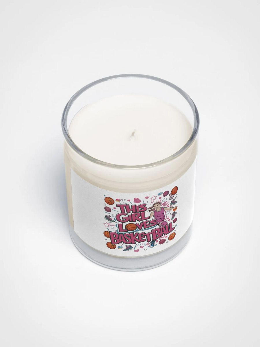 This Girl Loves Basketball Candle. product image (3)