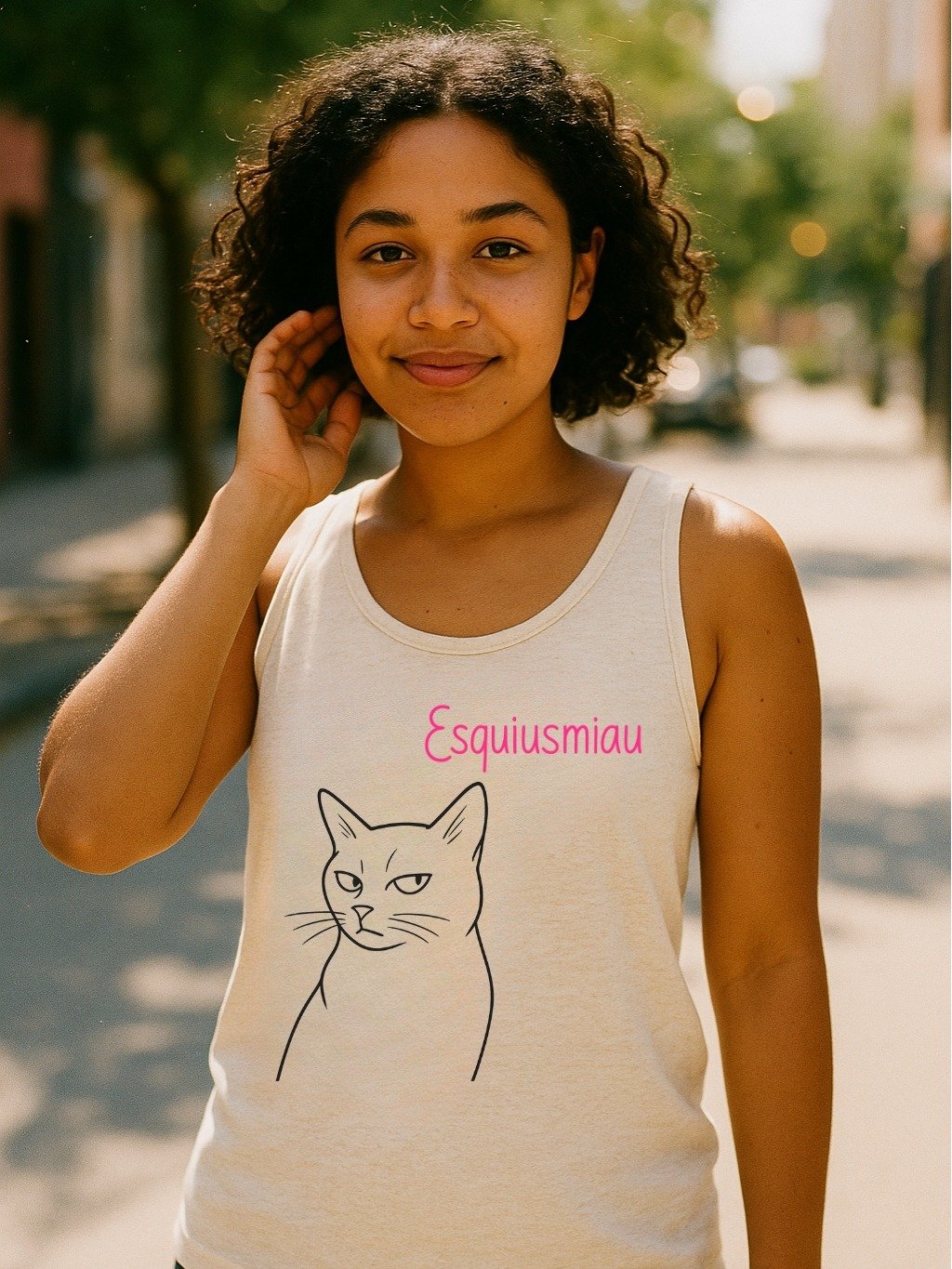 "Esquiusmiau" Tank (Light) product image (2)