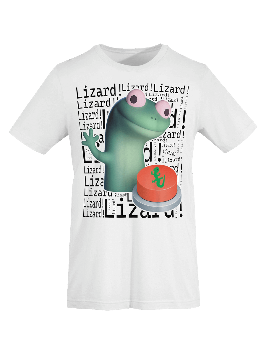 Lizard Lizard Lizard Button Meme Unisex T-Shirt product image (7)