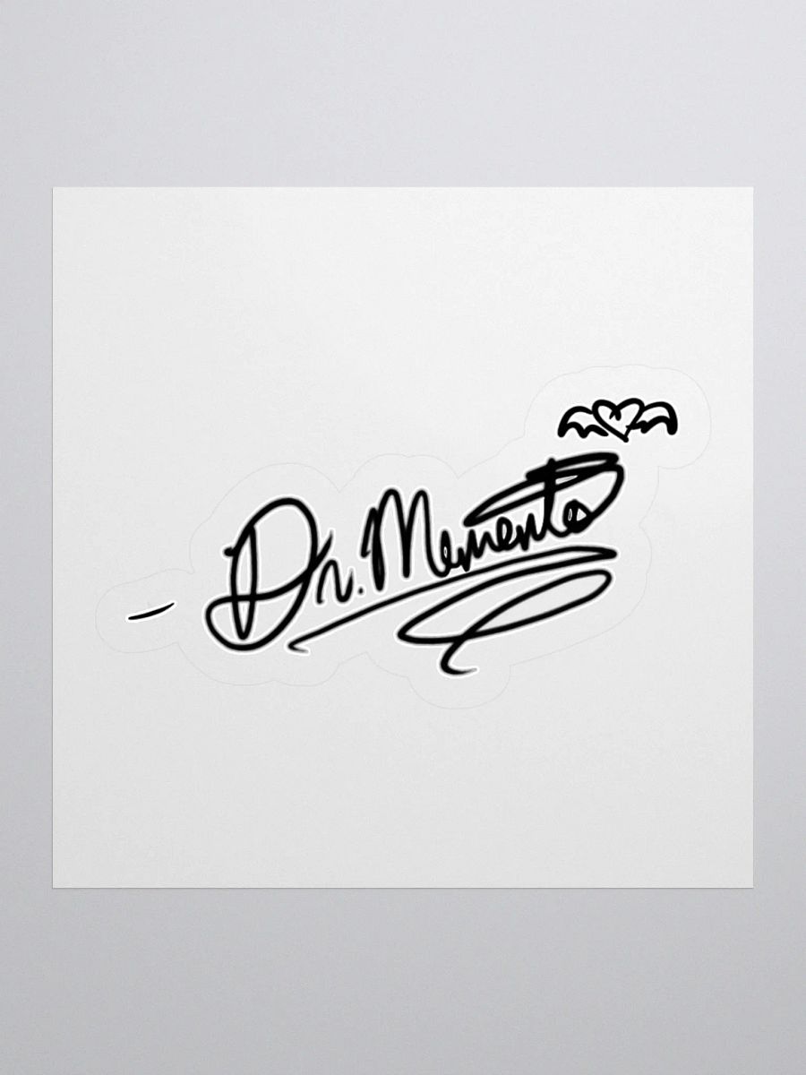 Dr. Memento Autograph Sticker product image (3)