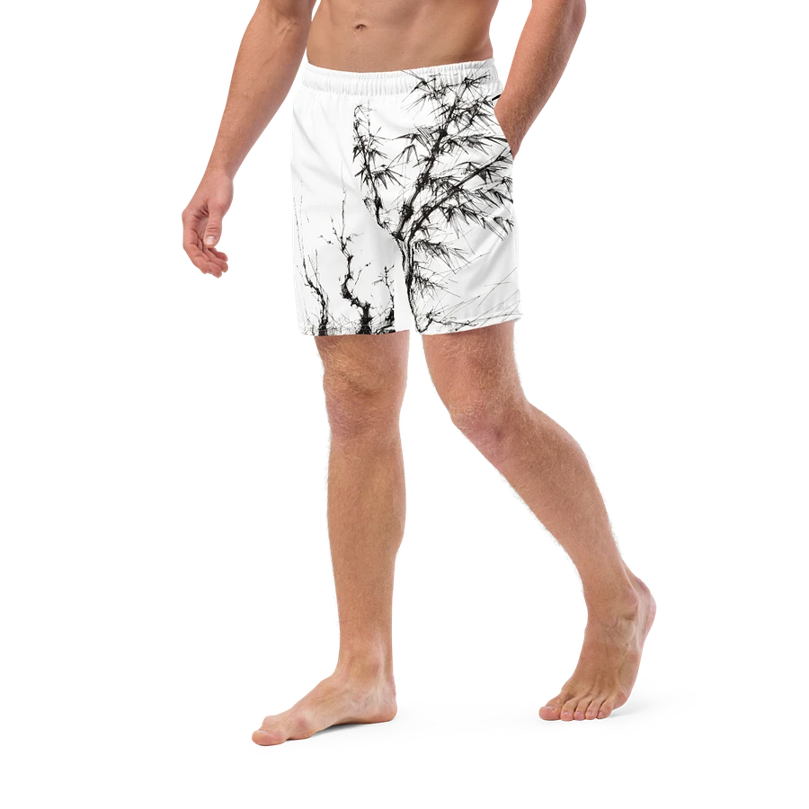 Bamboo Print Swim Trunks product image (15)