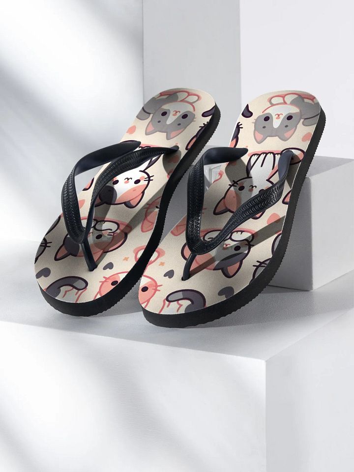 Cute Kitty Flip Flops product image (2)