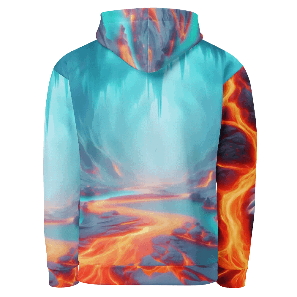 Fire and Ice - 3D Lava Glacier Fusion #34 product image (2)