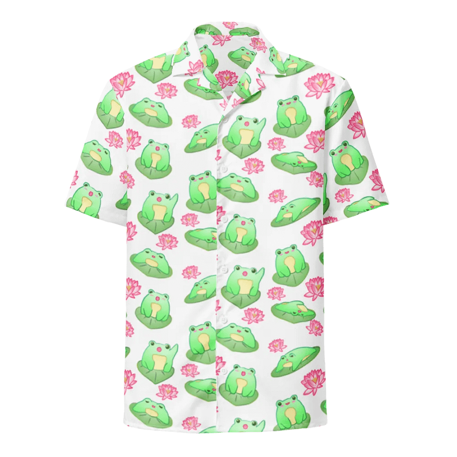 Kawaii Froggie Button Tee product image (1)