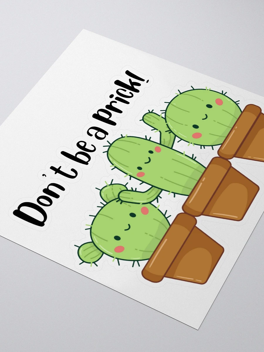 Don't Be a Prick Sticker product image (3)