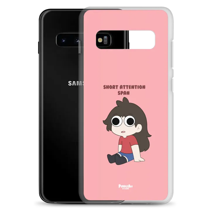 Short Attention Span Clear Samsung case product image (20)