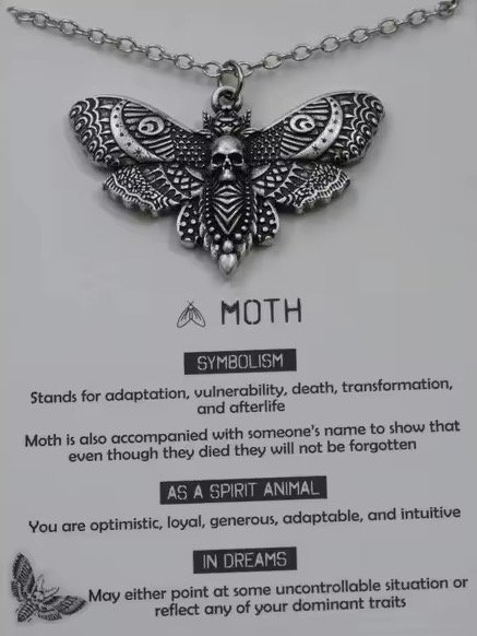 Death Moth Necklace [PRE-ORDER ONLY] product image (1)