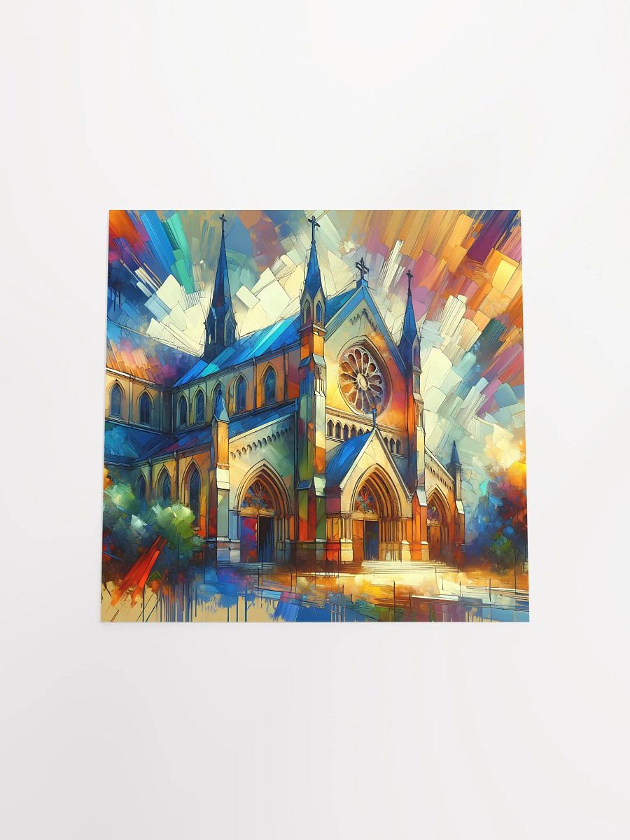 Radiant Cathedral – Abstract Canvas Art Print product image (4)