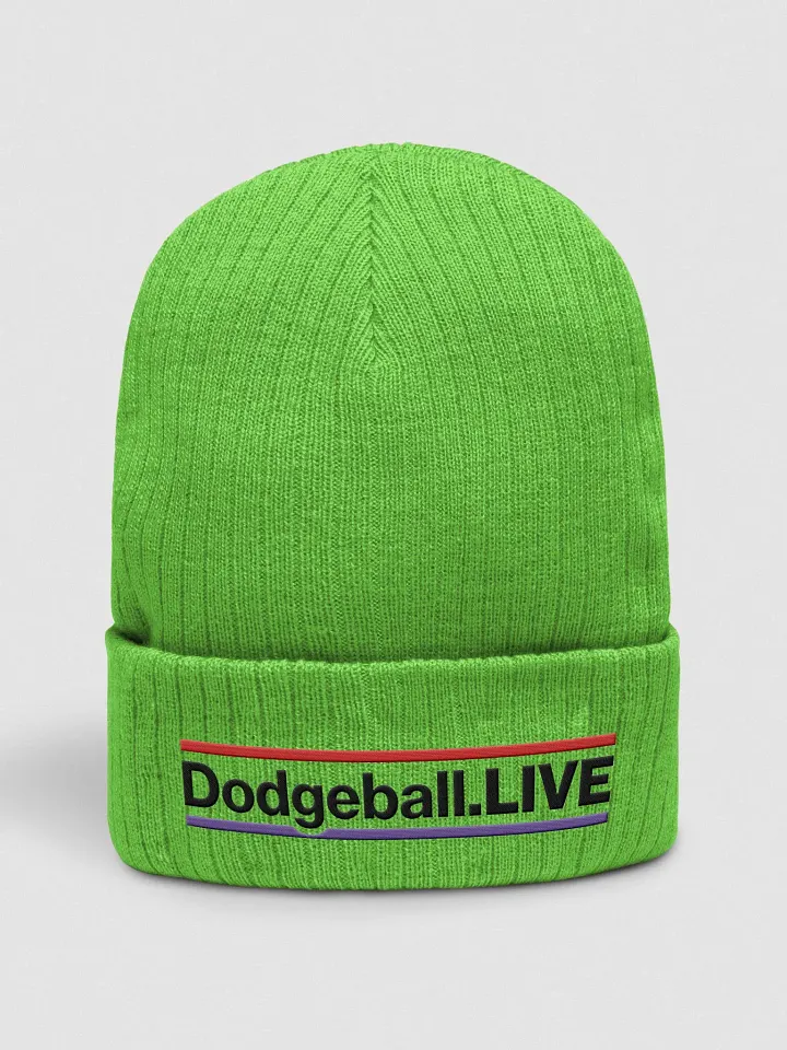 Dodgeball.LIVE HZ Knitted Beanie (Dark) product image (2)