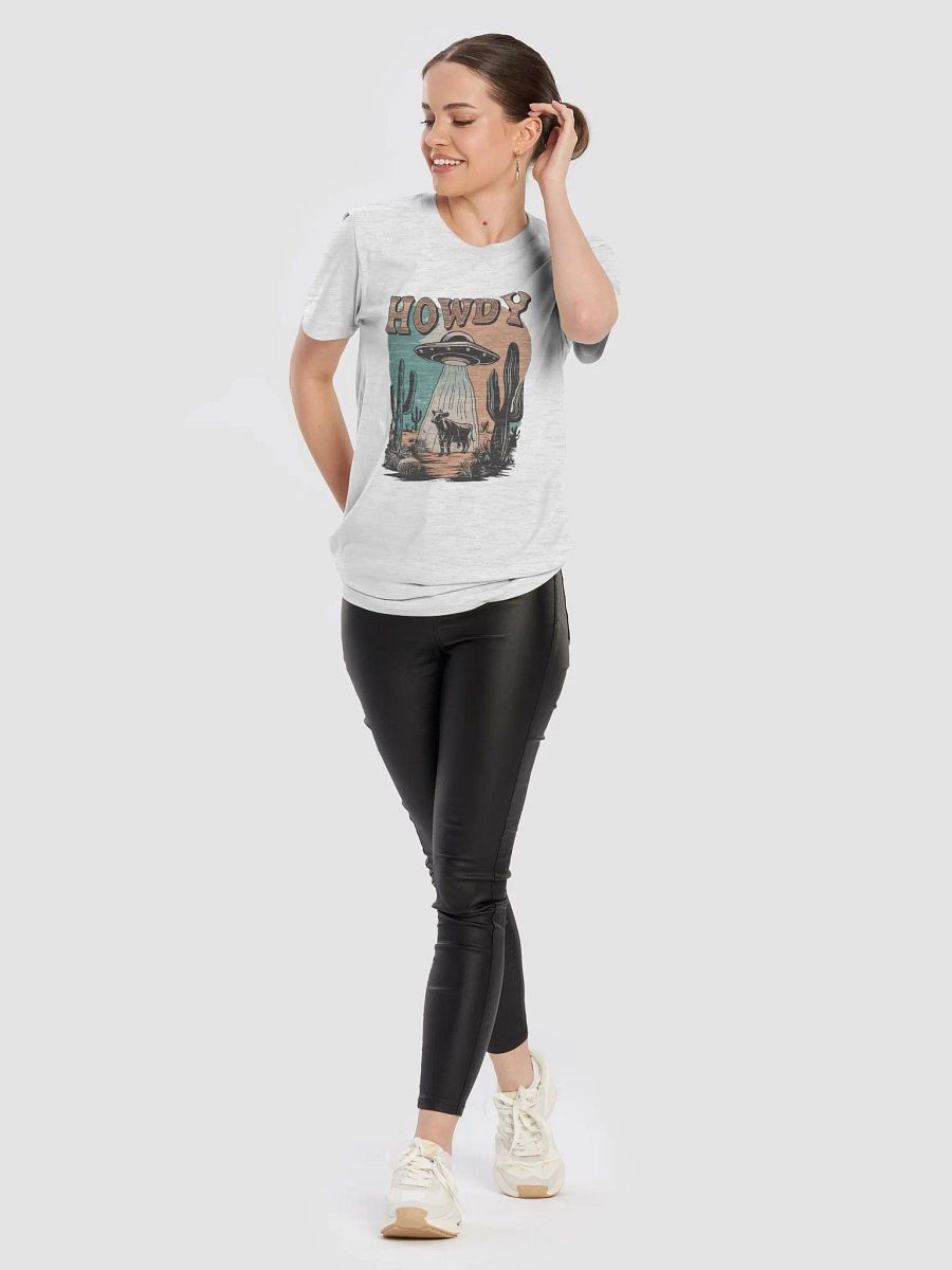 "Howdy-UFO" t-shirt (light background) product image (4)
