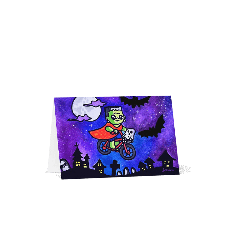 Moonlight Ride Greeting Card product image (1)