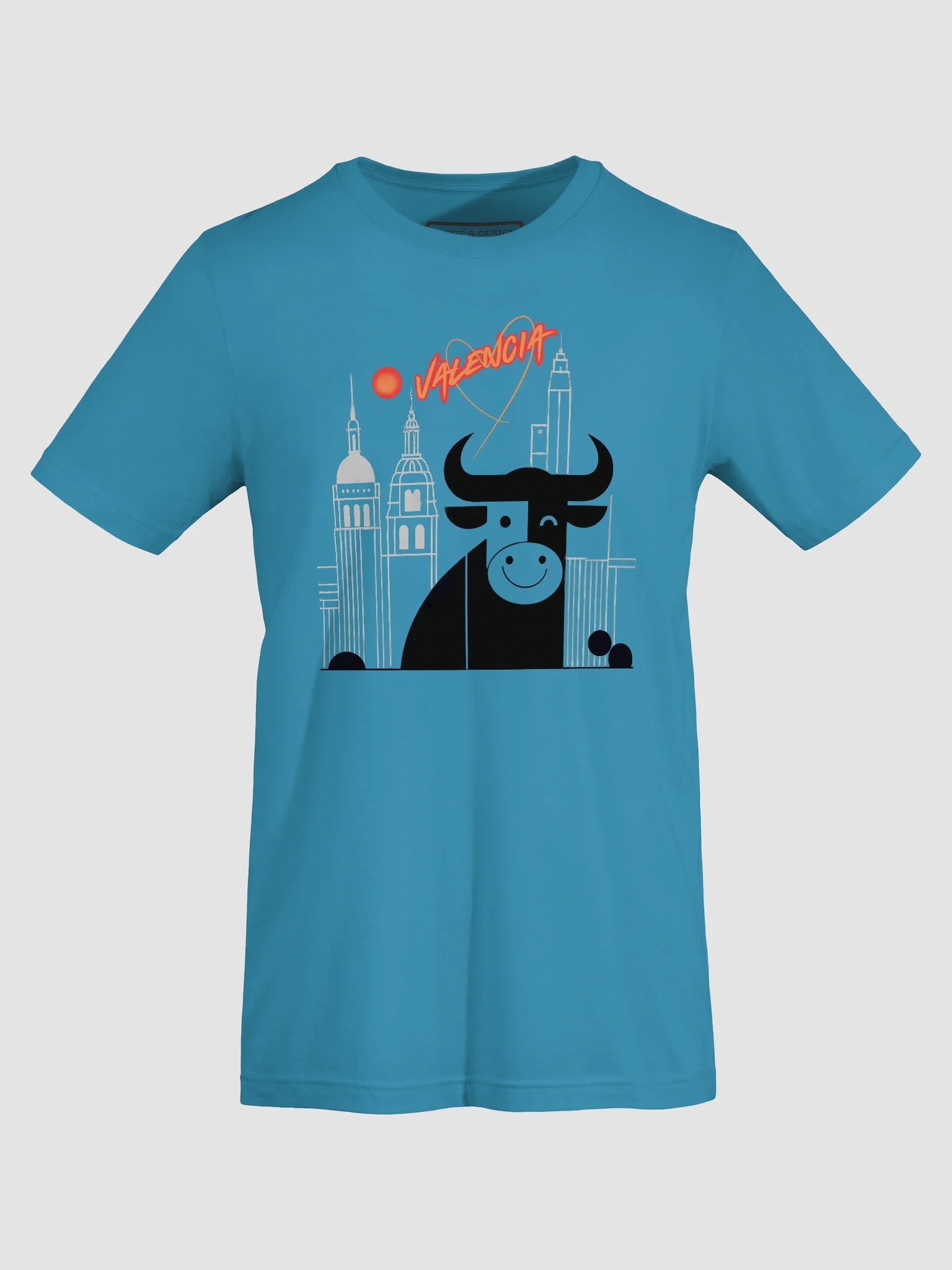Valencia Skyline Heart T-Shirt product image (7)