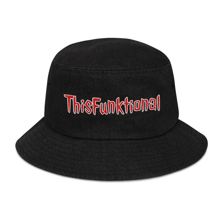 ThisFunktional Bucket Hat (red letters with white outline) product image (1)