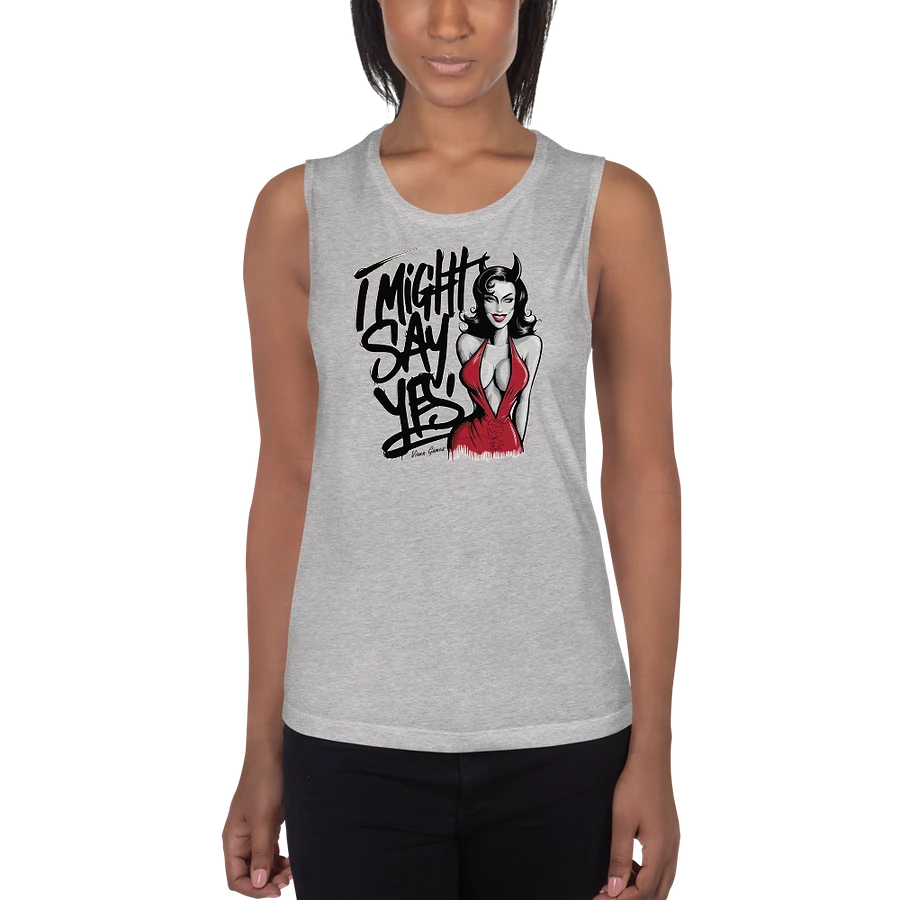 I might say yes devilish hotwife flowy tank top product image (3)