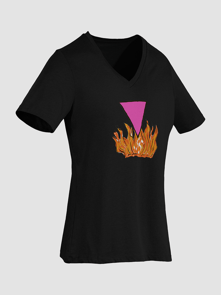 Burn It All Down Relaxed V-Neck Tee product image (6)