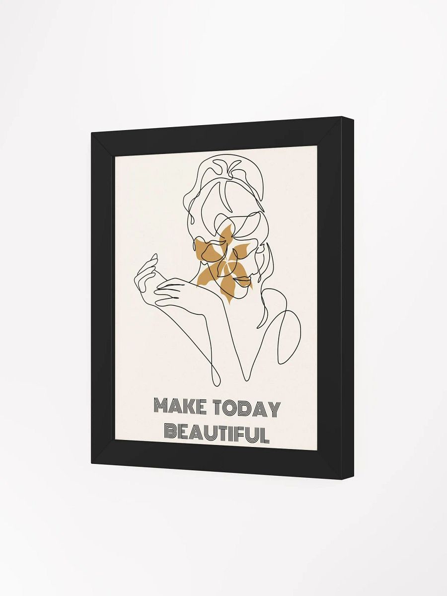 Minimalist Woman Line Art – Framed Elegant Wall Decor for Modern Spaces product image (3)