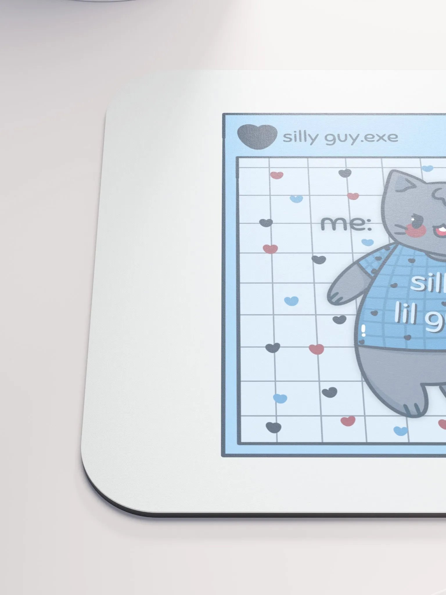 Silly Lil Guy Blue Mouse Mat product image (6)