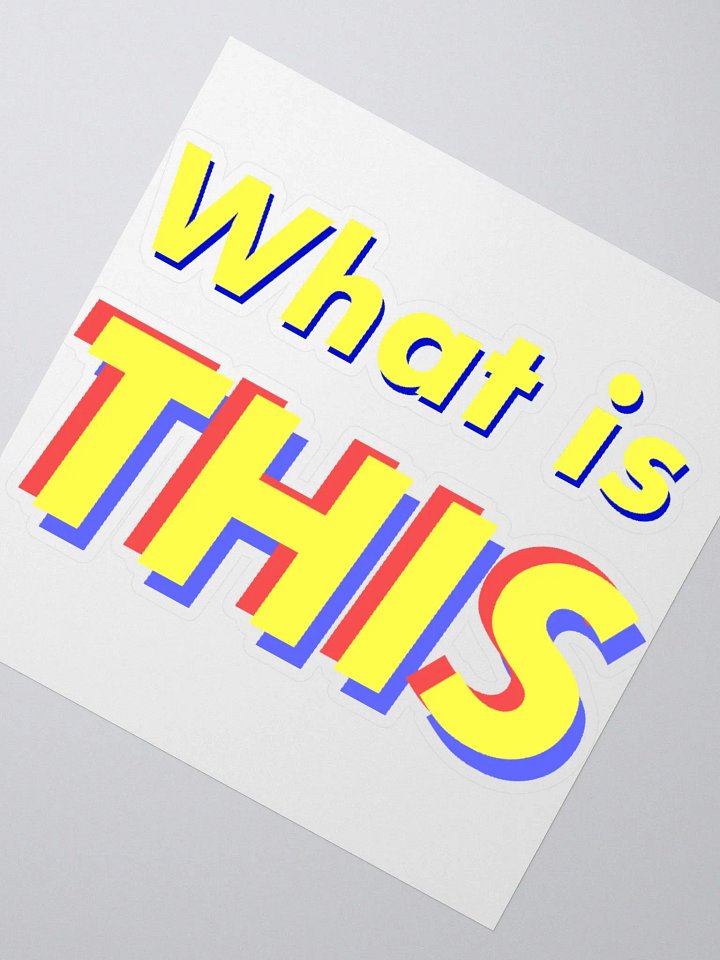 WHATISTHISx | STICKER product image (2)
