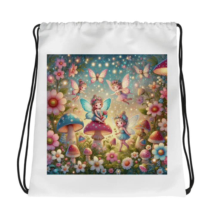 Fairy Garden Drawstring Bag product image (1)