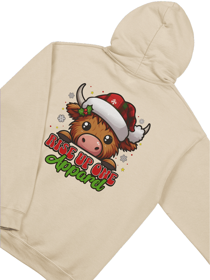 Highland Cow Merry Chrismas Hoodie product image (2)