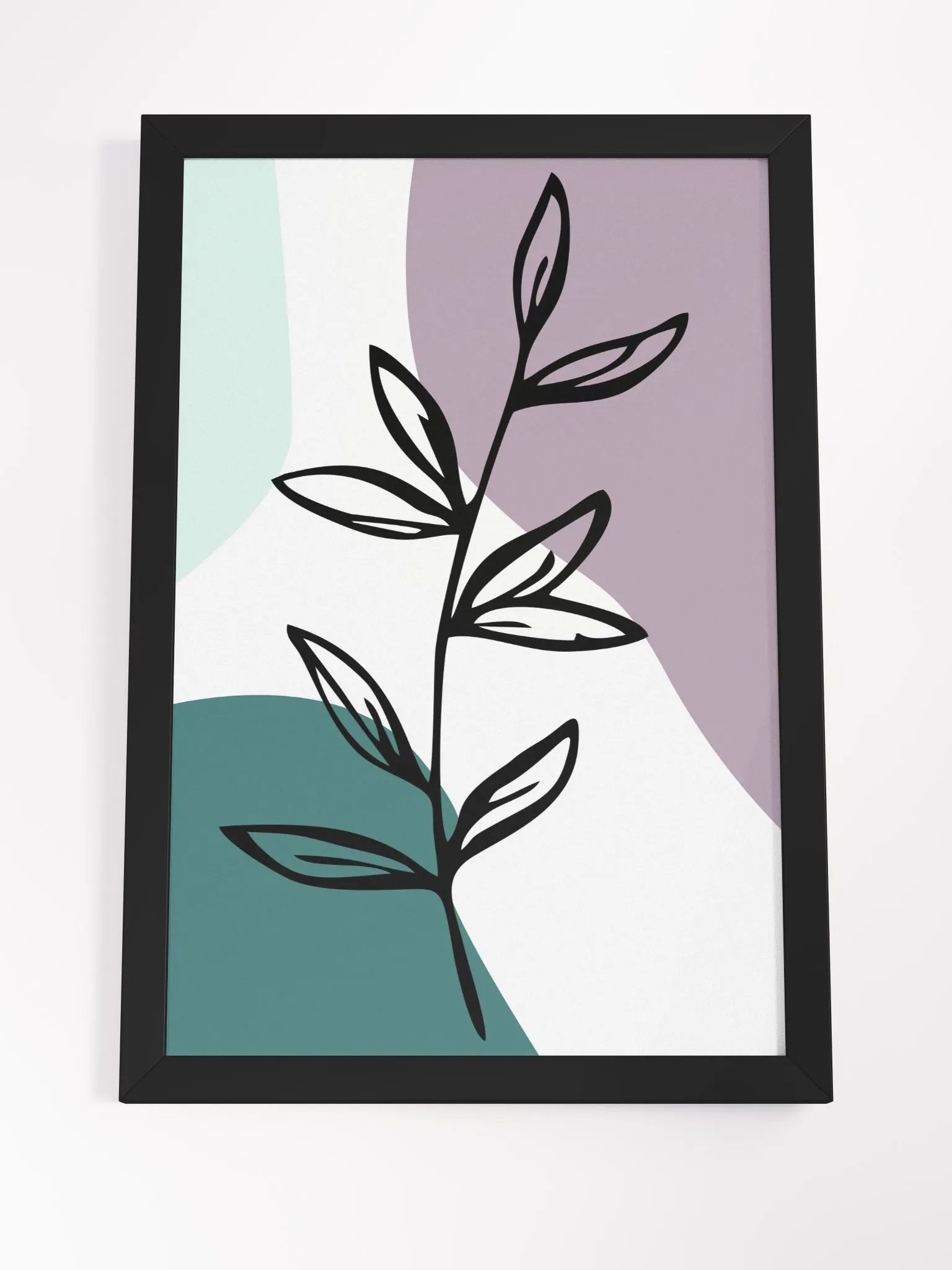 Pastel Branches Framed Matte Poster product image (23)