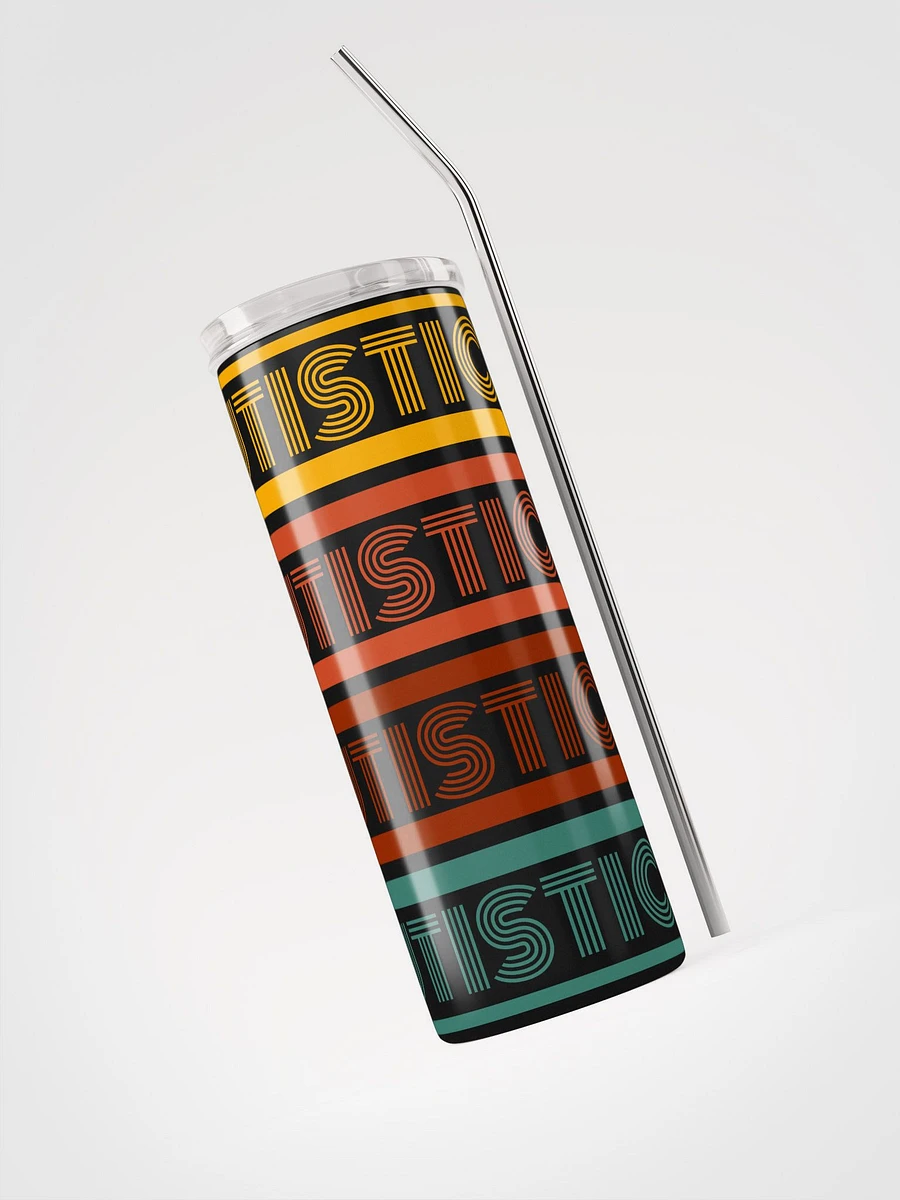 Autistic Retro Wrapped Stainless Steel Tumbler product image (5)