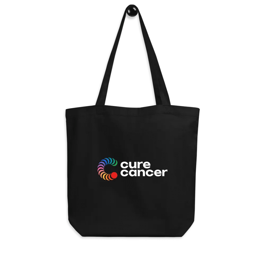 Cure Cancer | Logo Eco-Friendly Tote - Black product image (4)