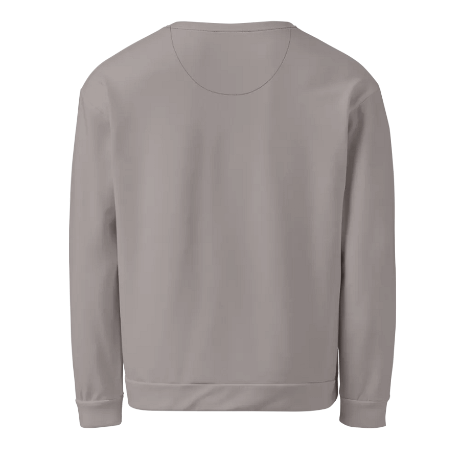 Plain Grey Soft Summer Unisex Recycled Polyester Heavyweight Premium Sweatshirt by Treasure Pie product image (4)