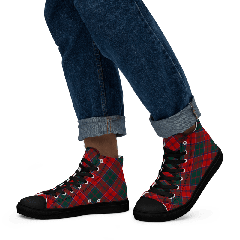Grant Tartan Men's High Top Shoes product image (5)