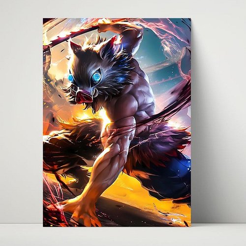 Unleash pure chaos with this feral Inosuke metal print 💥🔥
A dynamic, high-energy piece that jumps straight off the wall — per...