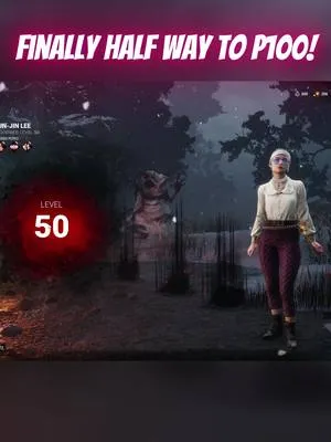 P50 Yun Jin-Lee. After playing this game since 2017 😭. 50 more to go my beloved. 🤣 #dbd #twitch #dbdtiktok #deadbydaylight #survivor #looping 