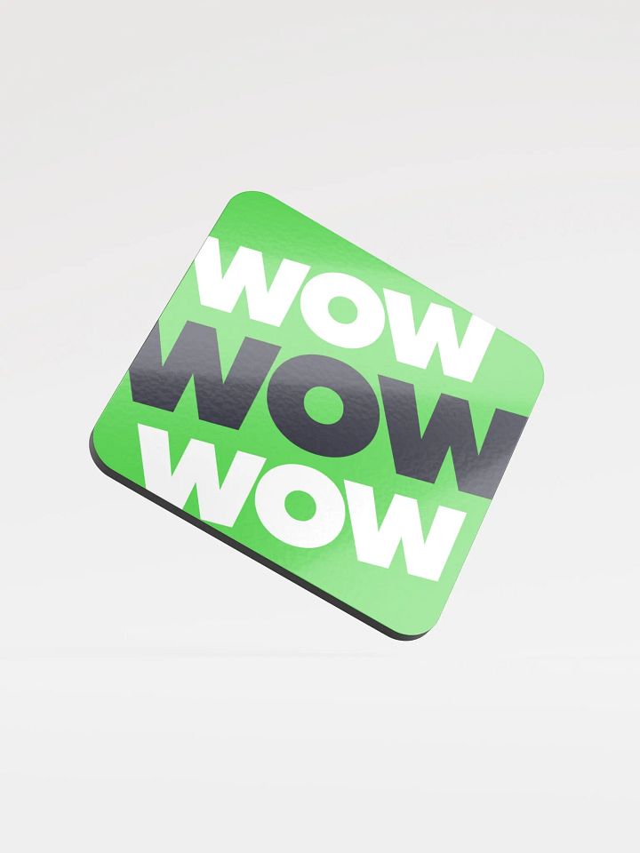 flght WOW EMOJI Coaster product image (1)