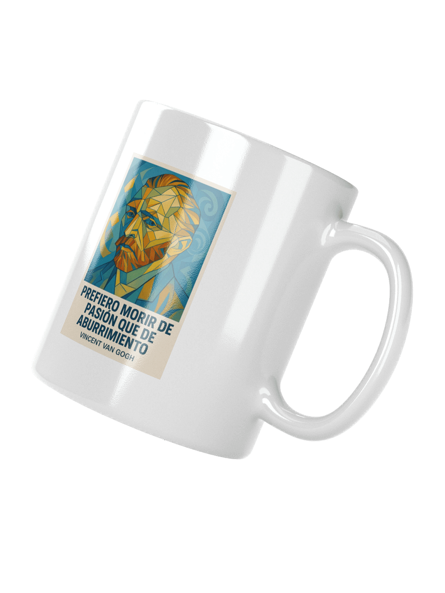 TAZA ultra-premium retrato cubista de van Gogh fusionando post-impresionismo y cubismo product image (9)